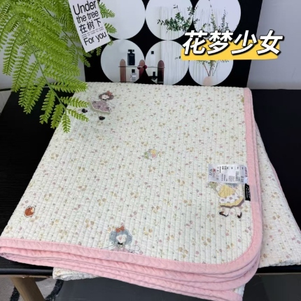 91家纺网 家纺一手货源 找家纺 （总）A类双面全棉床盖 200*220±5CM可机洗双面纯棉绗缝夹棉床单防滑垫