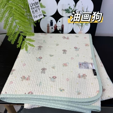 91家纺网 家纺一手货源 找家纺 （总）A类双面全棉床盖 200*220±5CM可机洗双面纯棉绗缝夹棉床单防滑垫