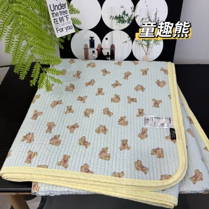 91家纺网 家纺一手货源 找家纺 （总）A类双面全棉床盖 200*220±5CM可机洗双面纯棉绗缝夹棉床单防滑垫