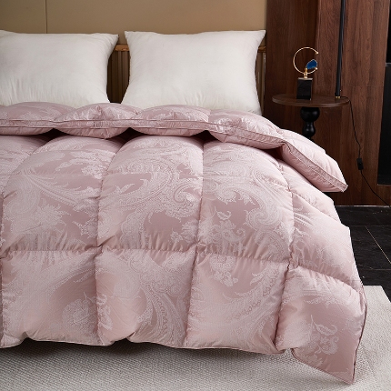 （总）抗日家纺新品自充羽绒被壳 高精密银丝单层立体高端羽绒被 奥菲亚