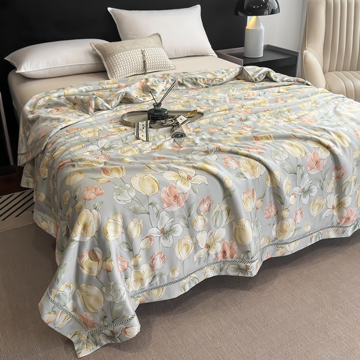 91家纺网 家纺一手货源 找家纺 总 雅高2025特价清仓40s莫代尔镂空7A抗菌夏凉被夏被空调被子被芯