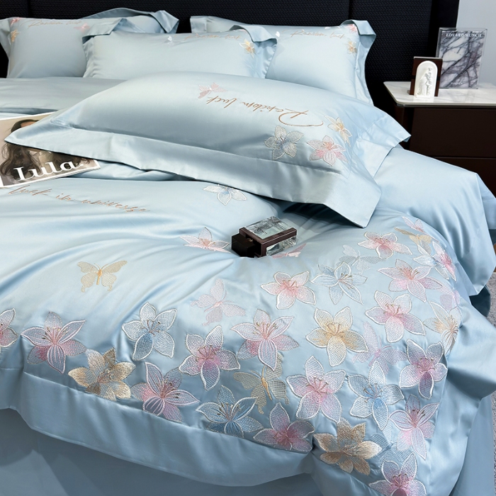 91家纺网 家纺一手货源 找家纺 （总）星蕴家纺 2025新款100支澳棉正宗长绒棉四件套-诺兰