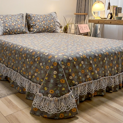 91家纺网 家纺一手货源 找家纺 （总）乐朵家居 2026春夏新品 爱薇朵 韩式 花边床单 