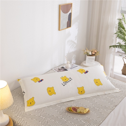 91家纺网 家纺一手货源 找家纺 待下架-D06全棉双人枕套