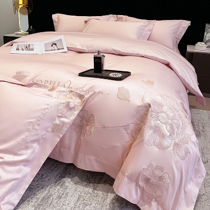 91家纺网 家纺一手货源 找家纺 （总）星蕴家纺 2025新款A类新疆全棉刺绣四件套-千禧