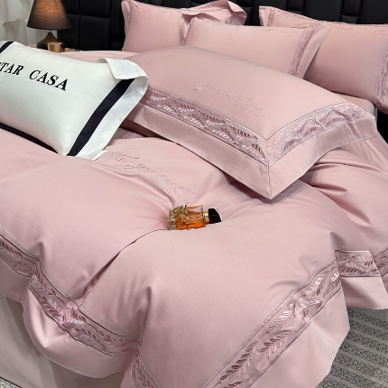 （总）星蕴家纺 2025新款100s贡缎长绒棉四件套-路易