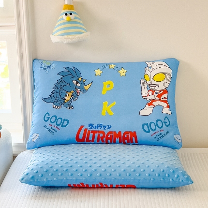 91家纺网 家纺一手货源 找家纺 （总）云恋 2025卡通全棉儿童豆豆枕午睡枕学生枕头幼儿园枕头小孩男孩女孩枕芯加枕套可拆卸