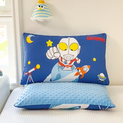 91家纺网 家纺一手货源 找家纺 （总）云恋 2025卡通全棉儿童豆豆枕午睡枕学生枕头幼儿园枕头小孩男孩女孩枕芯加枕套可拆卸