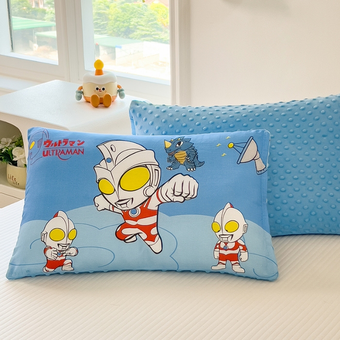 91家纺网 家纺一手货源 找家纺 （总）云恋 2025卡通全棉儿童豆豆枕午睡枕学生枕头幼儿园枕头小孩男孩女孩枕芯加枕套可拆卸