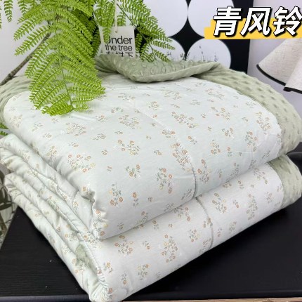 91家纺网 家纺一手货源 找家纺 纯棉单人豆豆被1.5×2米（4斤左右）单人被大豆被子冬被