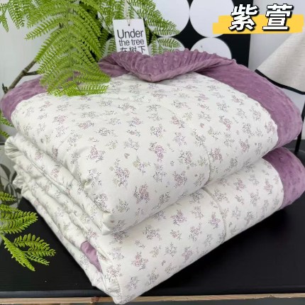 91家纺网 家纺一手货源 找家纺 纯棉单人豆豆被1.5×2米（4斤左右）单人被大豆被子冬被