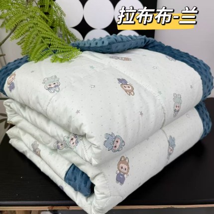 91家纺网 家纺一手货源 找家纺 纯棉双人豆豆被2×2.3米（6斤左右）双人大豆被子纯棉冬被