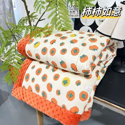 91家纺网 家纺一手货源 找家纺 纯棉双人豆豆被2×2.3米（6斤左右）双人大豆被子纯棉冬被