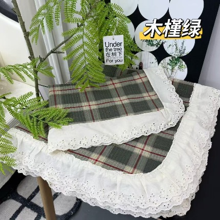 91家纺网 家纺一手货源 找家纺 （总）A类纯棉色织水洗棉床盖240*260CM全棉条纹三件套花边格子四季通用