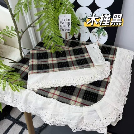 91家纺网 家纺一手货源 找家纺 （总）A类纯棉色织水洗棉床盖240*260CM全棉条纹三件套花边格子四季通用