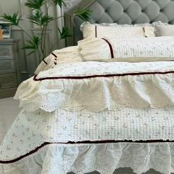 91家纺网 家纺一手货源 找家纺 （总）欧式纯棉床盖四件套,向晚-白,紫洛花,绿晓,向晚-粉,暮色,紫韵,苍山雪,黑巧,绿芽,奶油小花,春日漫,哈尼狗,春风绿,清风铃,墨染,紫薇,紫风铃,花海,慕斯兰,仙草,兰花楹,春光,布里斯托