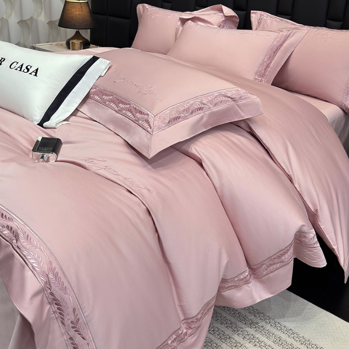 91家纺网 家纺一手货源 找家纺 （总）星蕴家纺 2025新款100s贡缎长绒棉四件套-路易