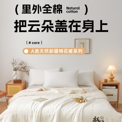 91家纺网 家纺一手货源 找家纺 极速美工  棉花被详情案例