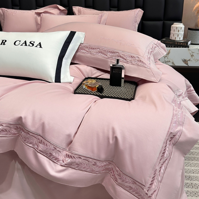 91家纺网 家纺一手货源 找家纺 （总）星蕴家纺 2025新款100s贡缎长绒棉四件套-路易