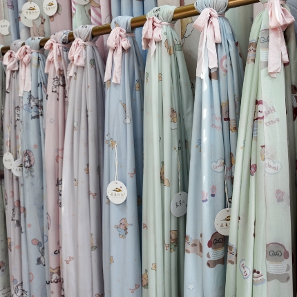 唯美针织  被芯面料凉感丝印花系列