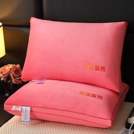 兴丝露枕芯 水晶绒枕芯 超柔暖绒枕 枕头 中高枕 成人枕头