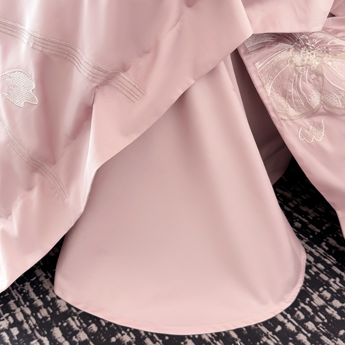 91家纺网 家纺一手货源 找家纺 （总）2026新款全棉长绒棉四件套刺绣高端轻奢床上用品-梦幻