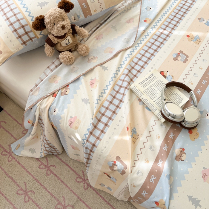 91家纺网 家纺一手货源 找家纺 坚果摄影  卡通床单拍摄赏析