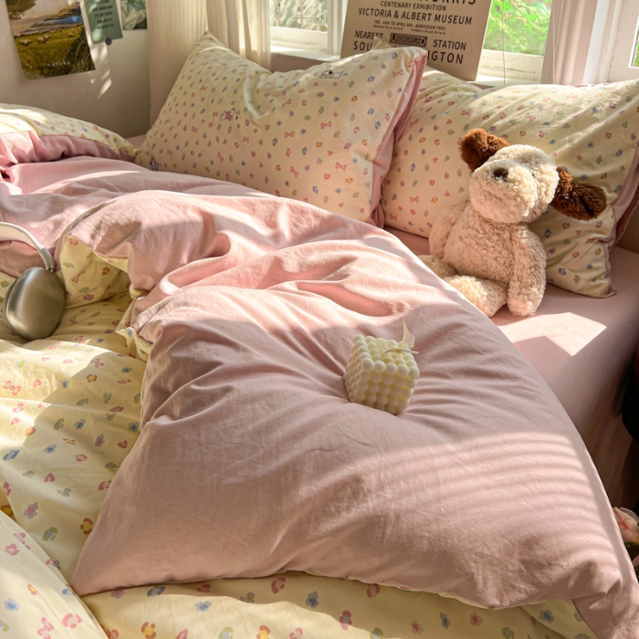 91家纺网 家纺一手货源 找家纺 坚果摄影   卡通可爱风套件拍摄赏析