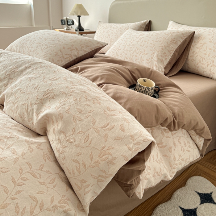 91家纺网 家纺一手货源 找家纺 坚果摄影  轻奢风套件拍摄赏析