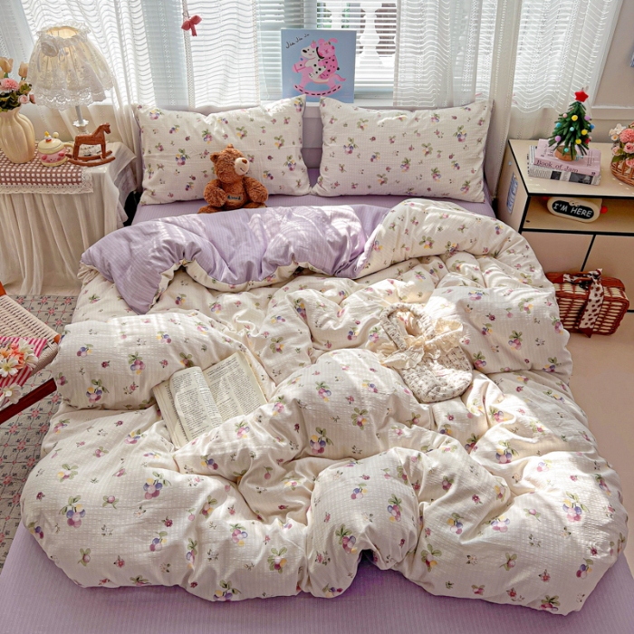 91家纺网 家纺一手货源 找家纺 坚果摄影  小清新套件拍摄赏析4