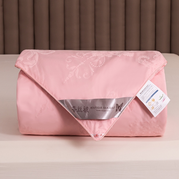 91家纺网 家纺一手货源 找家纺  100%桑蚕丝高级蚕丝被纯棉被子冬被四季被春秋被芯 大红结婚喜被送礼物