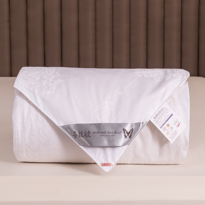 91家纺网 家纺一手货源 找家纺  100%桑蚕丝高级蚕丝被纯棉被子冬被四季被春秋被芯 大红结婚喜被送礼物