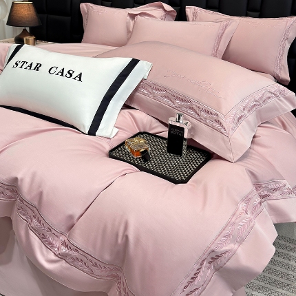 （总）星蕴家纺 2025新款贡缎长绒棉四件套-路易