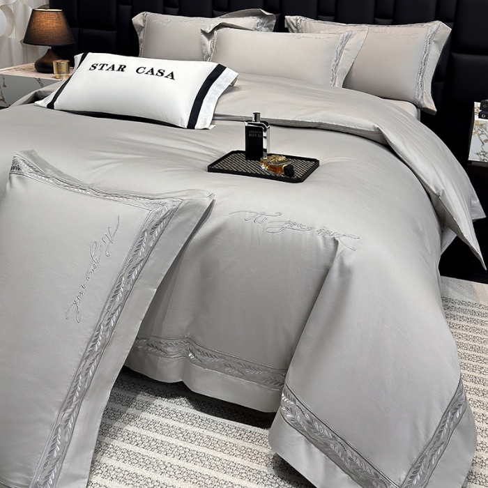 91家纺网 家纺一手货源 找家纺 （总）星蕴家纺 2025新款贡缎长绒棉四件套-路易