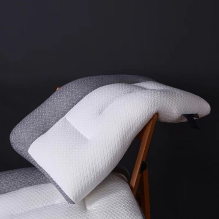 91家纺网 家纺一手货源 找家纺 （总）拾光枕芯 2023新款针织棉轻柔颈椎牵引枕护颈枕