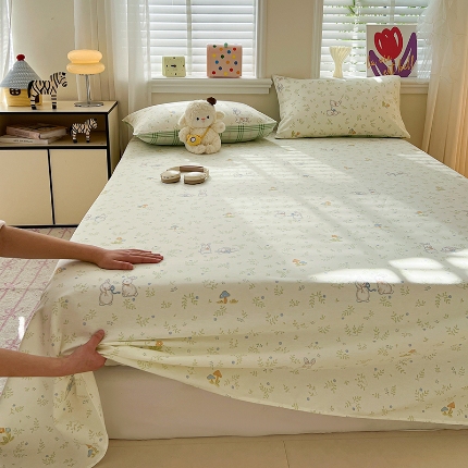 91家纺网 家纺一手货源 找家纺 （总）2026春夏新款全棉印花四件套单品系列-单床单