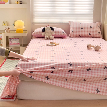 91家纺网 家纺一手货源 找家纺 （总）2026春夏新款全棉印花四件套单品系列-单床单