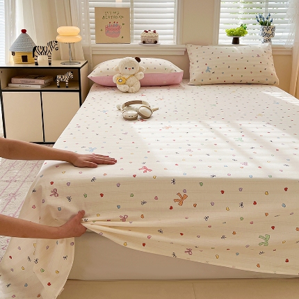 91家纺网 家纺一手货源 找家纺 （总）2026春夏新款全棉印花四件套单品系列-单床单