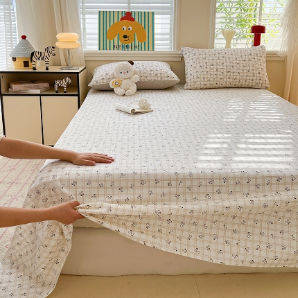 91家纺网 家纺一手货源 找家纺 （总）2026春夏新款全棉印花四件套单品系列-单床单