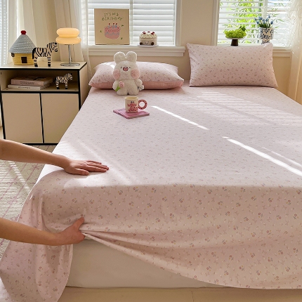 91家纺网 家纺一手货源 找家纺 （总）2026春夏新款全棉印花四件套单品系列-单床单