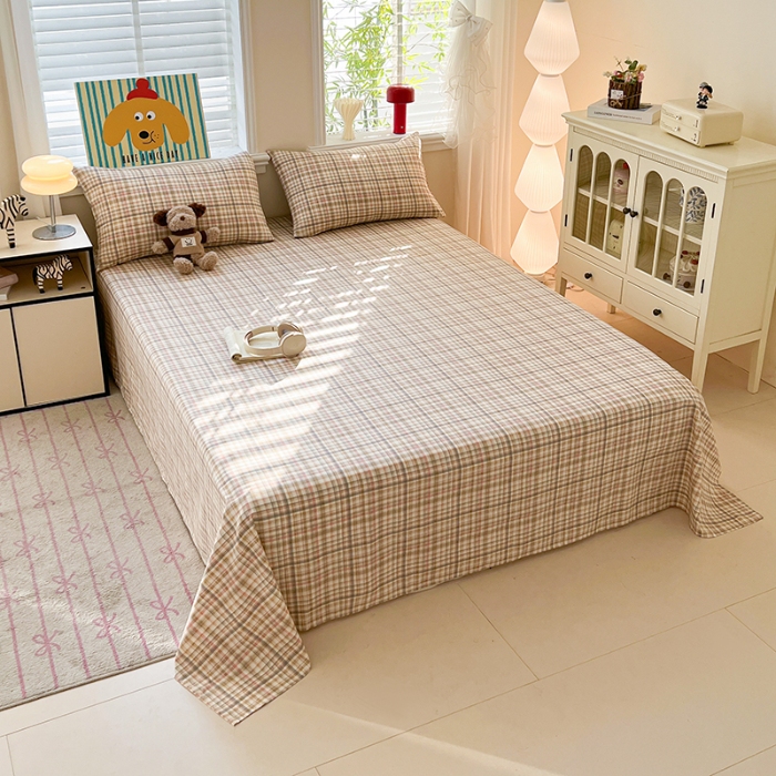 91家纺网 家纺一手货源 找家纺 （总）2026春夏新款全棉印花四件套单品系列-单床单