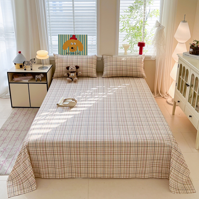 91家纺网 家纺一手货源 找家纺 （总）2026春夏新款全棉印花四件套单品系列-单床单