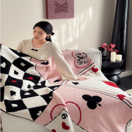 91家纺网 家纺一手货源 找家纺 （总）明治西川半边绒毛毯 休闲毯子沙发盖毯 午休小毯子车载小毛毯ins小红书风格