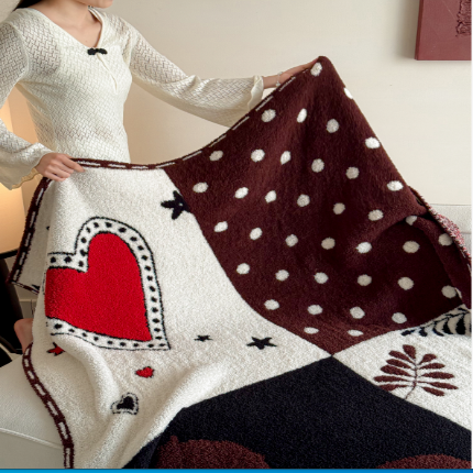 91家纺网 家纺一手货源 找家纺 （总）明治西川半边绒毛毯 休闲毯子沙发盖毯 午休小毯子车载小毛毯ins小红书风格