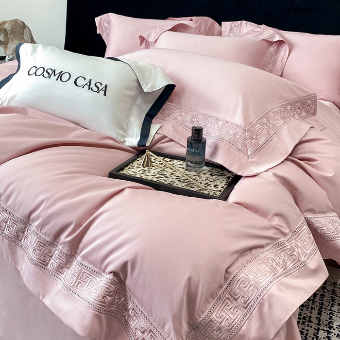 91家纺网 家纺一手货源 找家纺 （总）星蕴家纺 2025新款双股长绒棉全棉纯棉刺绣四件套-柏林系列