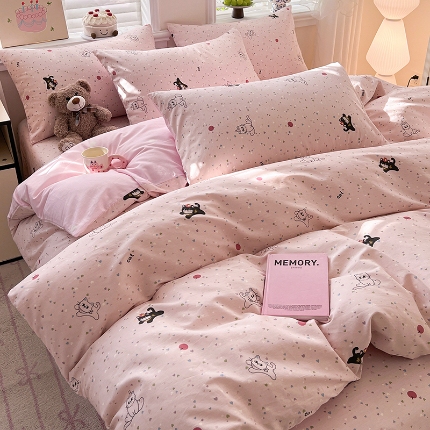 91家纺网 家纺一手货源 找家纺 （总）2026新款全棉印花单品套件--单被套