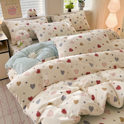 91家纺网 家纺一手货源 找家纺 （总）2026新款全棉印花单品套件--单被套