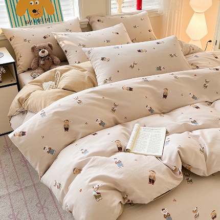 91家纺网 家纺一手货源 找家纺 （总）2026新款全棉印花单品套件--单被套