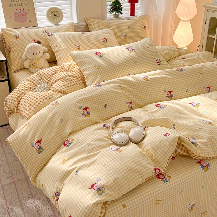 91家纺网 家纺一手货源 找家纺 （总）2026新款全棉印花单品套件--单被套