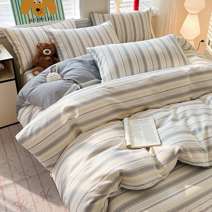 91家纺网 家纺一手货源 找家纺 （总）2026新款全棉印花单品套件--单被套